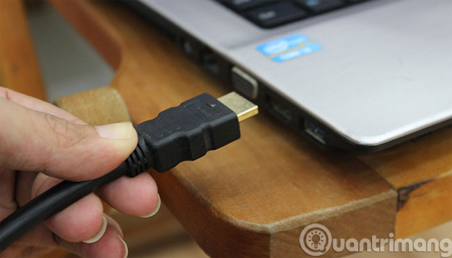 Cách kết nối laptop với tivi bằng cổng HDMI