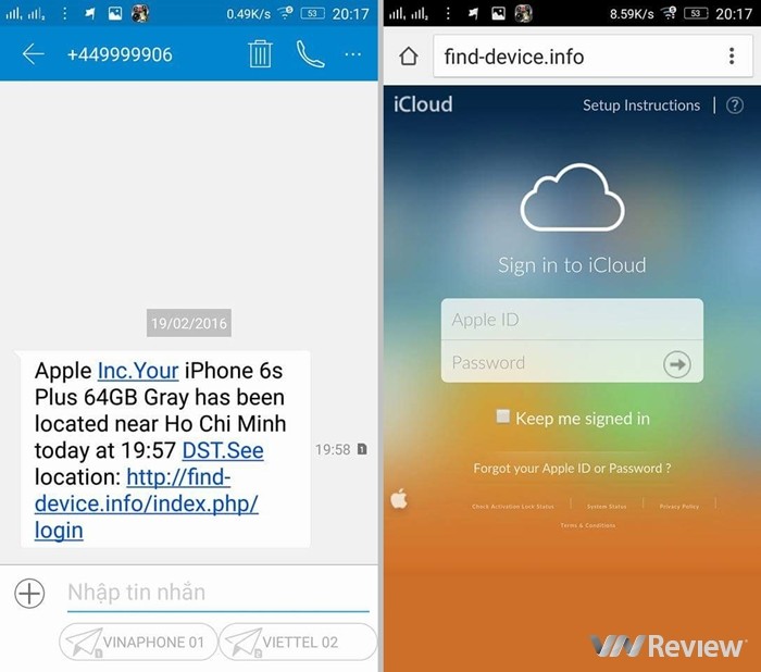Cảnh giác với thủ đoạn lừa đảo tài khoản iCloud mới Cảnh giác với thủ đoạn lừa đảo tài khoản iCloud mới