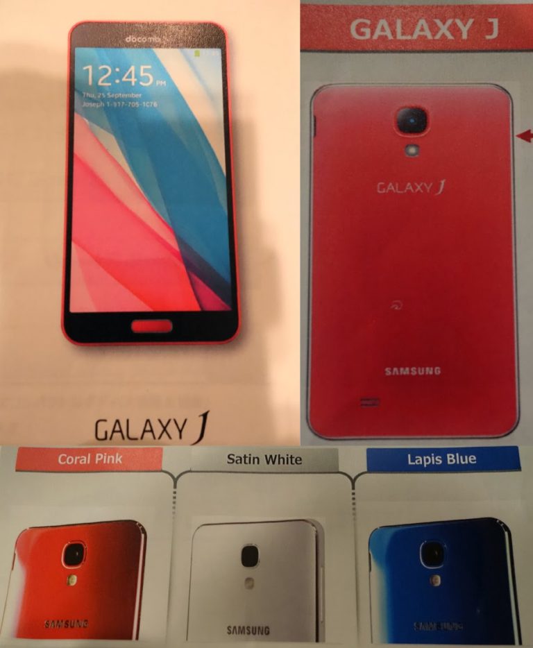 Galaxy J: chuẩn bị được bán ra ngoài Nhật Bản