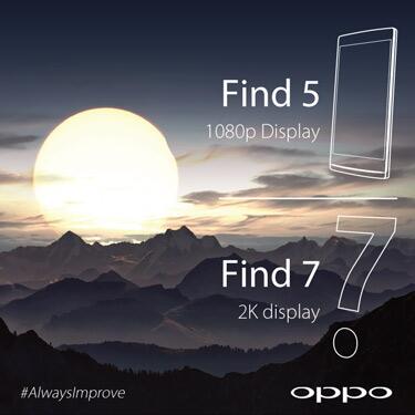 OPPO Find 7 không có màn hình 5,7 hay 7 inch