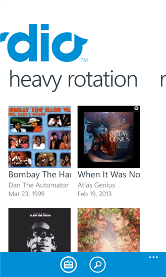 [WP8] Rdio – Kho nhạc trực tuyến