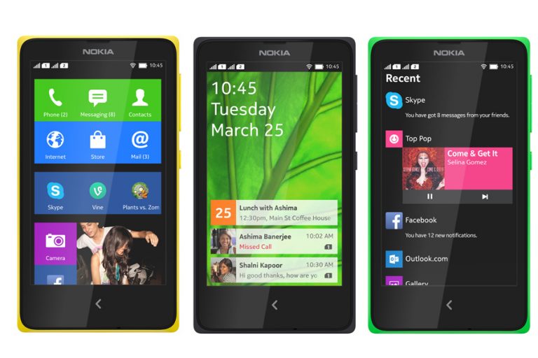 Bộ ba smartphone Nokia Android giá từ 2,6 triệu đồng