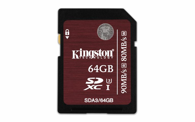 Kingston ra mắt thẻ nhớ SDHC/SDXC UHS-I Speed Class 3 (U3)