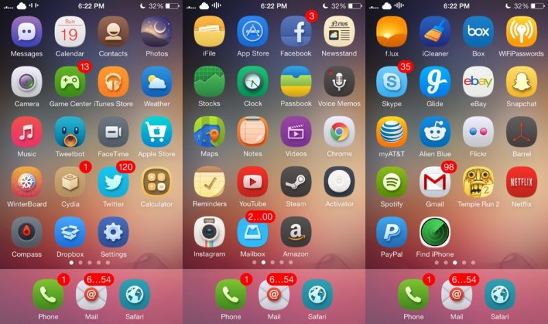 Aura: bộ giao diện tuyệt đẹp cho iOS 7