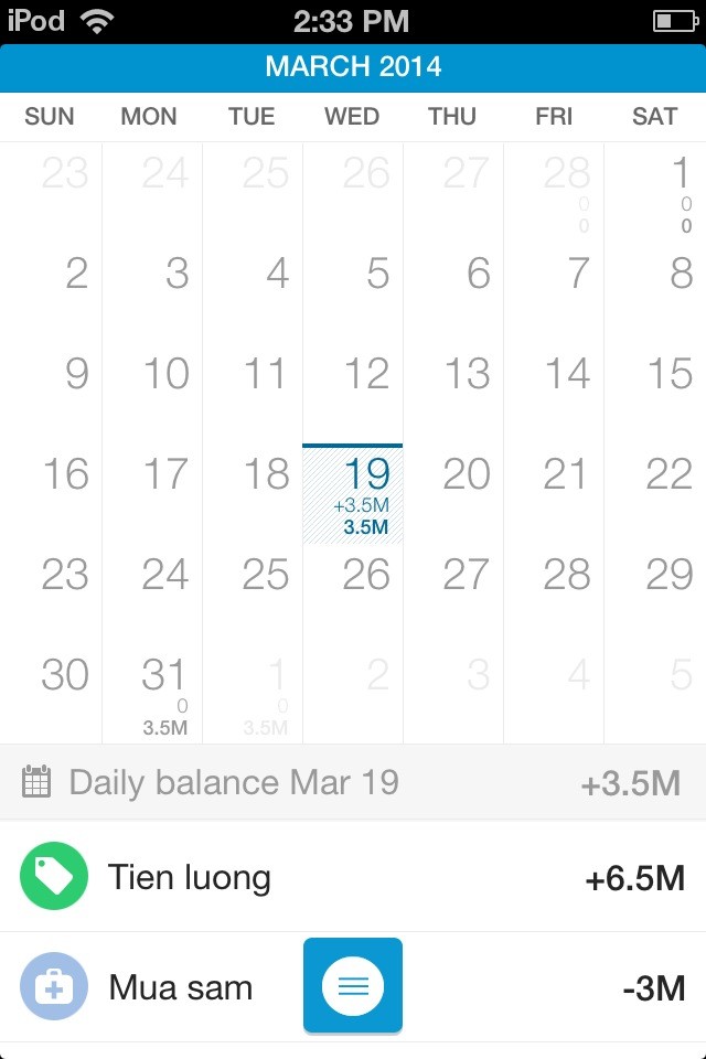 Dollarbird: Quản lý tài chính trên iOS