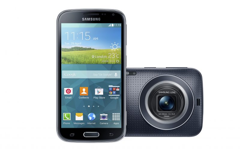 Cận cảnh điện thoại Galaxy K Zoom