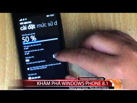 [Video] Bật chế độ tiết kiệm pin trên Windows Phone 8.1