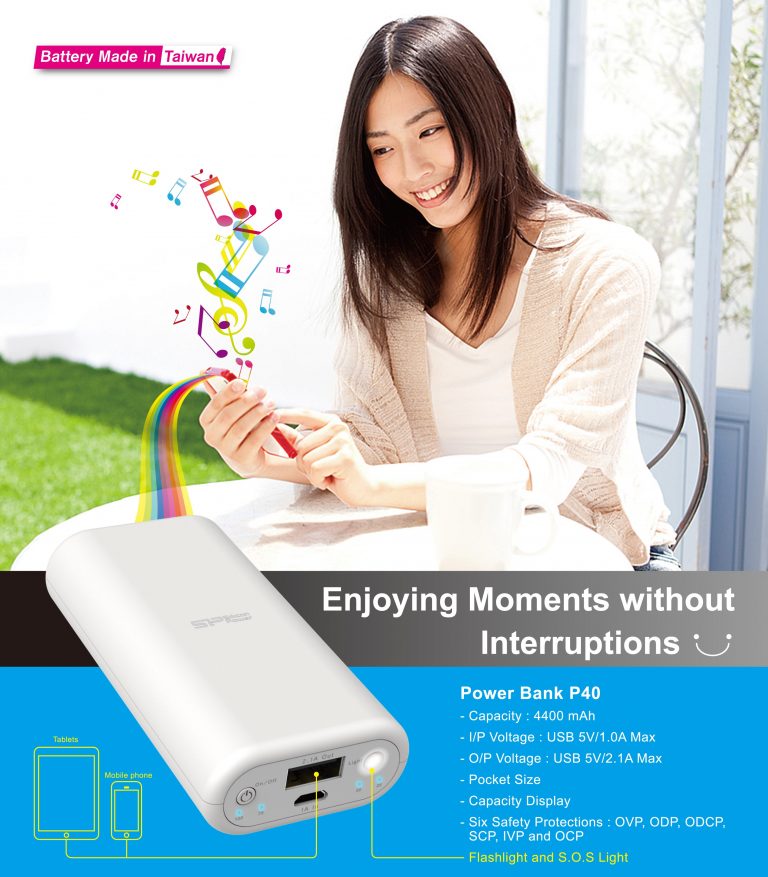 Bộ sạc di động SP/Silicon Power P40