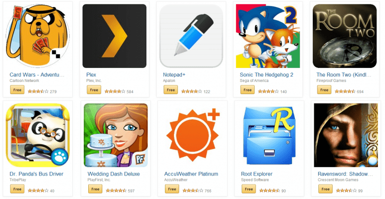 Amazon khuyến mại 31 apps trị giá tới 100 đô
