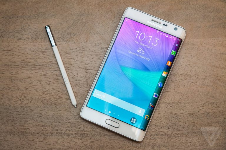 The Galaxy Note Edge: Điện thoại “màn hình hơi cong” của Samsung