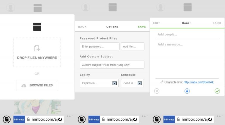 Làm sao chia sẻ file tự hủy qua mobile?
