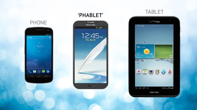 Phablet và giới hạn màn hình smartphone