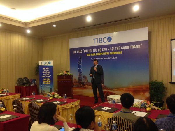 Ong Kevin Pool - Giam doc Cong nghe khu vuc Chau A, TIBCO tai Hoi thao