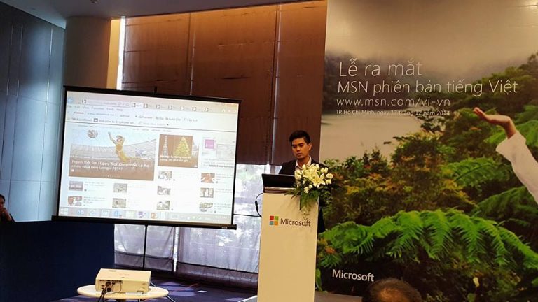 Microsoft ra mắt trang thông tin MSN tiếng Việt