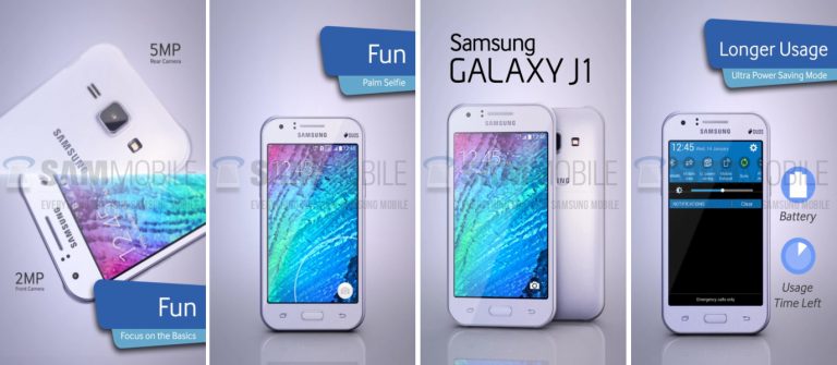 Samsung Galaxy J1 lần đầu lộ diện