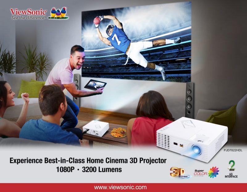 ViewSonic trình làng máy chiếu full HD PJD7822HDL