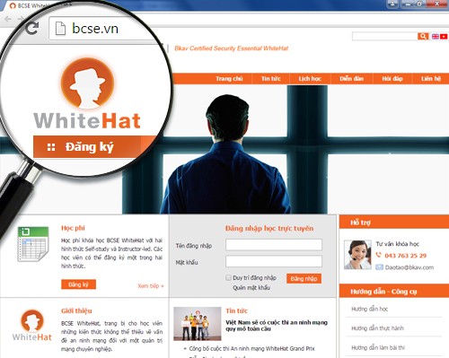 Bkav ra mắt chương trình đào tạo An ninh mạng trực tuyến BCSE WhiteHat