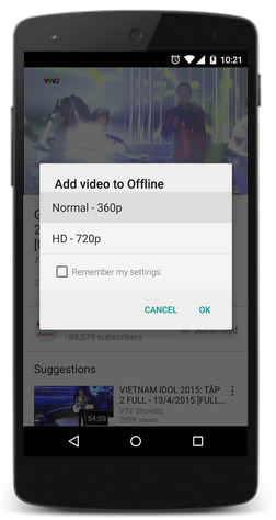 YouTube ra mắt trải nghiệm xem video offline cho người dùng di động tại Việt Nam