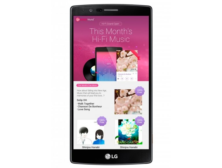 LG ra mắt dịch vụ âm nhạc Hi-Fi cho một số mẫu máy Android