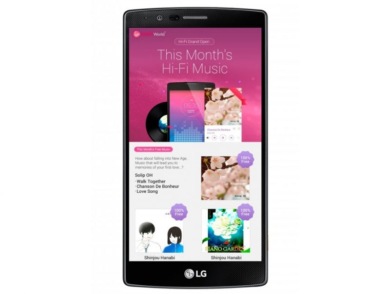 LG ra mắt dịch vụ âm nhạc Hi-Fi cho một số mẫu máy Android