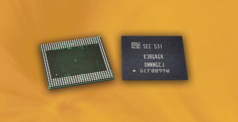 Samsung khởi động sản xuất chip RAM 6GB cho điện thoại