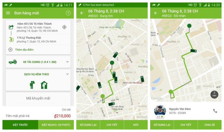 Ahamove – đặt xe tải online tại Việt Nam