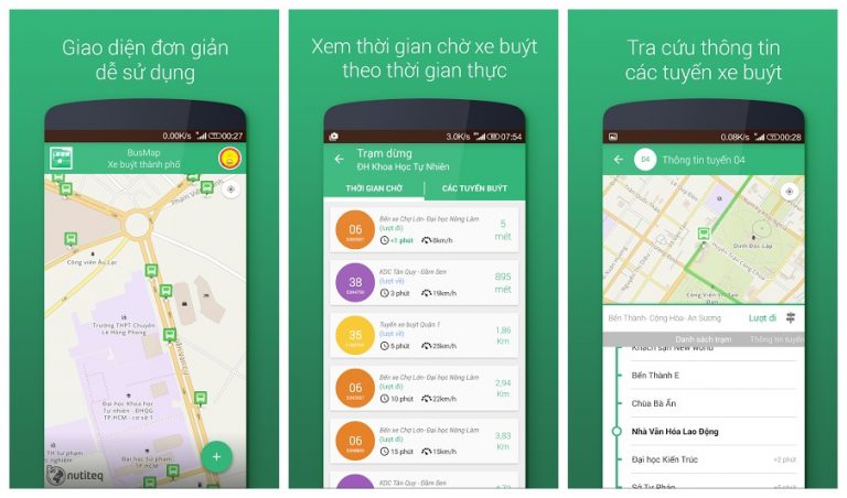 Hướng dẫn tra cứu thông tin xe buýt HCM trên Android