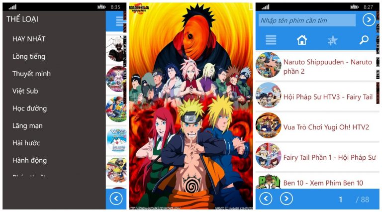 Xem Anime miễn phí trên Windows 10