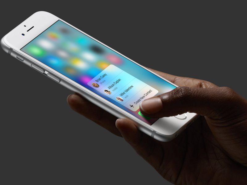 Samsung Galaxy S7 sẽ “nhái” 3D Touch của iPhone 6s?