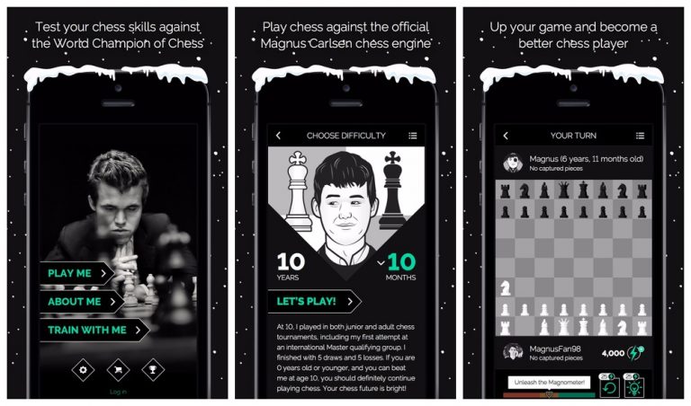 Hướng dẫn luyện tập cờ vua cùng Carlsen trên điện thoại