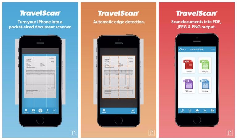 Biến iPhone thành máy scan di động với Travelscan
