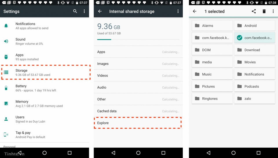 Các shortcut hay dành cho Android 6.0