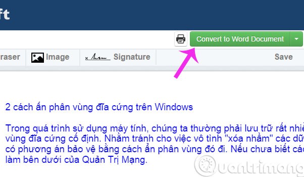 Cách đơn giản chuyển đổi file PDF sang Word