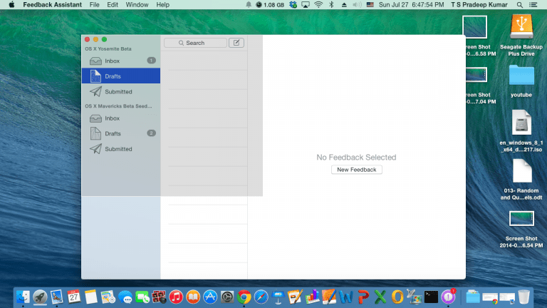 Hướng dẫn chụp màn hình Mac OSX