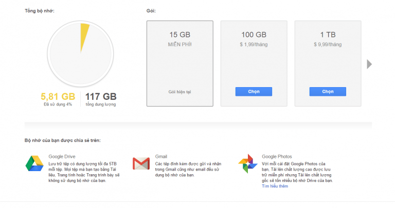 Hướng dẫn nhận 1TB dung lượng Google Drive miễn phí