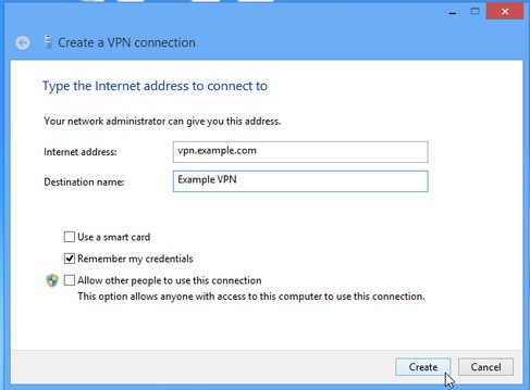 Tạo VPN Server trên Windows 8