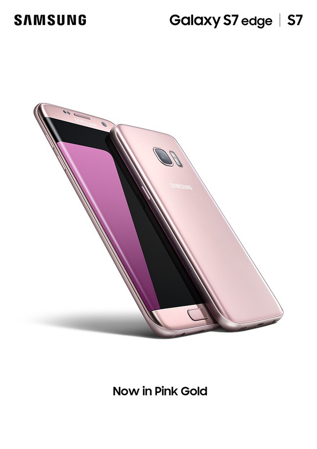 Galaxy S7 edge phiên bản hồng vàng giá 18,49 triệu đồng, bán ra từ 21/6