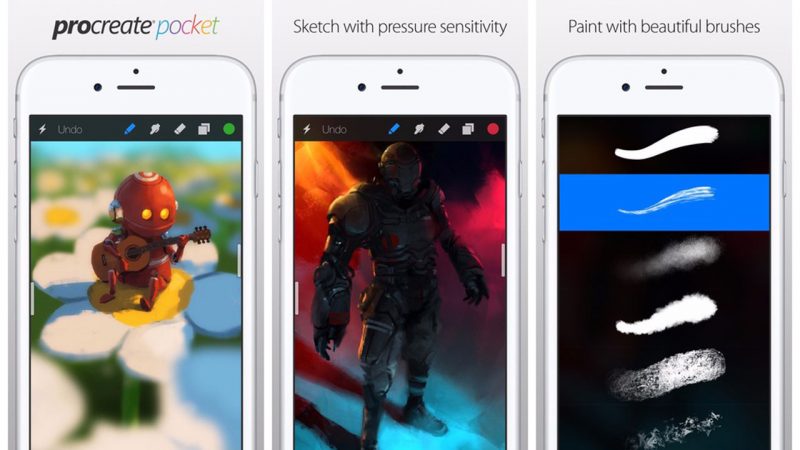 Tải miễn phí ứng dụng đồ họa Procreate Pocket cho iOS trị giá 2,99USD