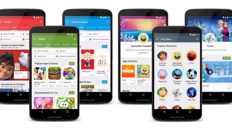 Google Play Family Library chính thức được thử nghiệm