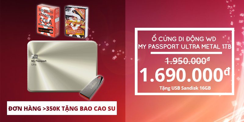 11/7: mua hàng công nghệ giảm giá, được tặng bao cao su