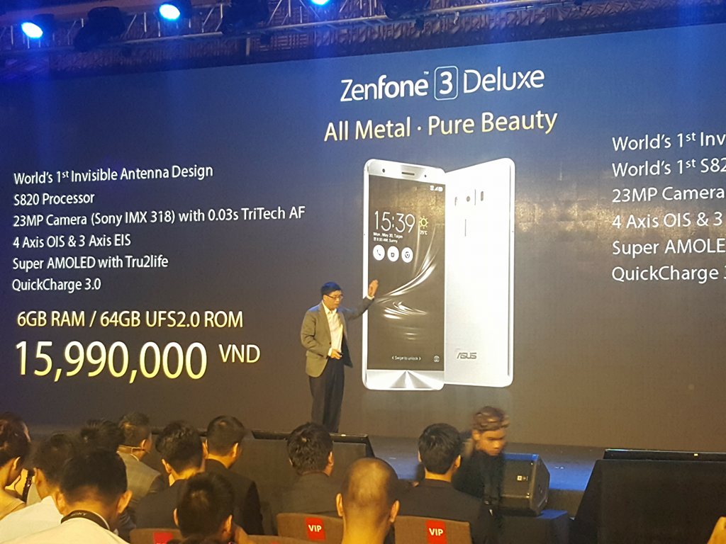 Chi tiết cấu hình, giá bán loạt smartphone Zenfone 3 tại Việt Nam