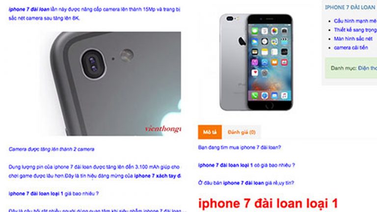 Chưa ra mắt, iPhone 7 đã được chào bán tràn lan ở Việt Nam