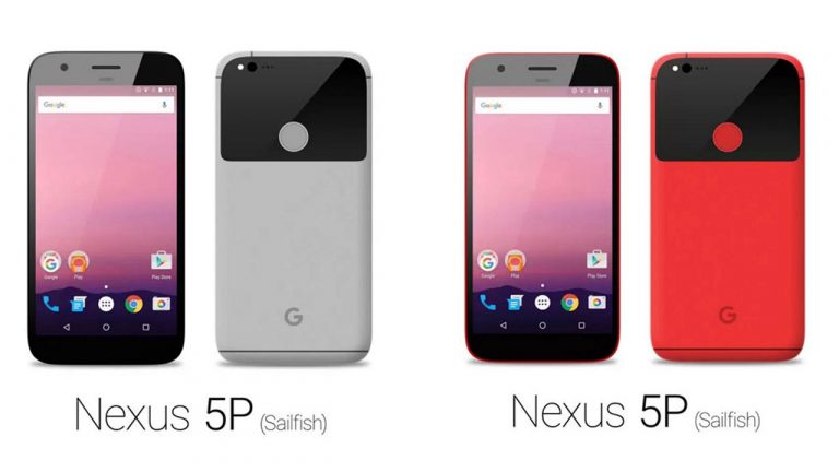 Nexus 5P lộ diện với hình ảnh render