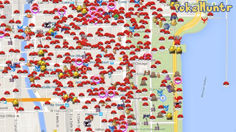 Tìm Pokémon gần bạn thông qua web