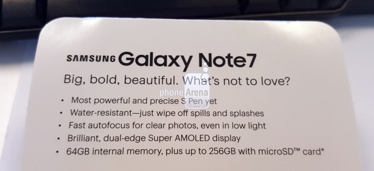 Galaxy Note 7 lộ loạt thông tin trước “giờ G”