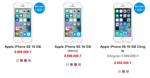 iPhone SE giá rẻ xuất hiện ở Việt Nam