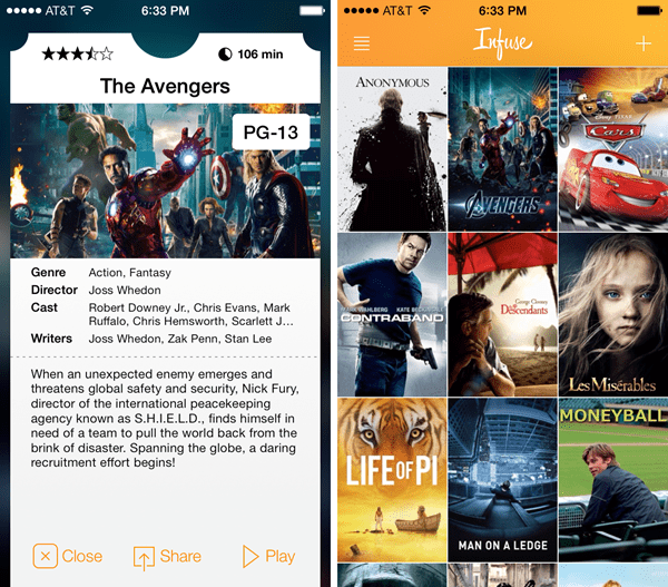 Top ứng dụng xem phim trên iOS