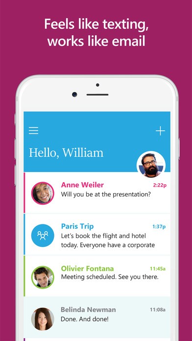 Microsoft Send – Gửi email tức thì như chat trên di động
