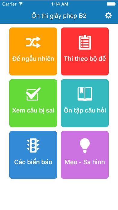 Ôn thi giấy phép lái xe trên iPhone