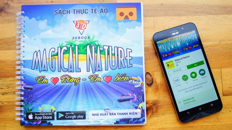 Trải nghiệm sách thực tế ảo cho trẻ vừa học vừa chơi